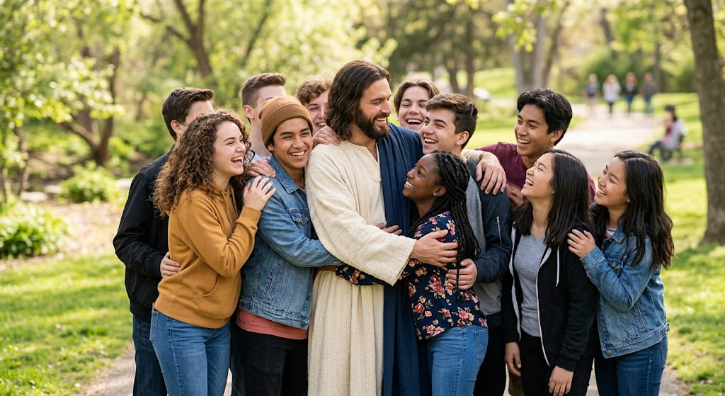 jesús amigo de los jóvenes